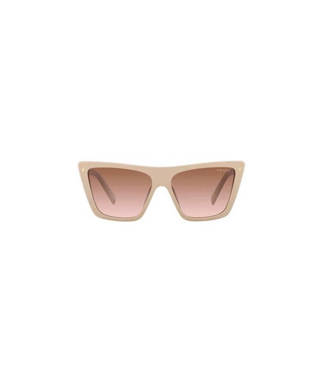 PRADA Розовые пластиковые солнцезащитные очки, фото 2
