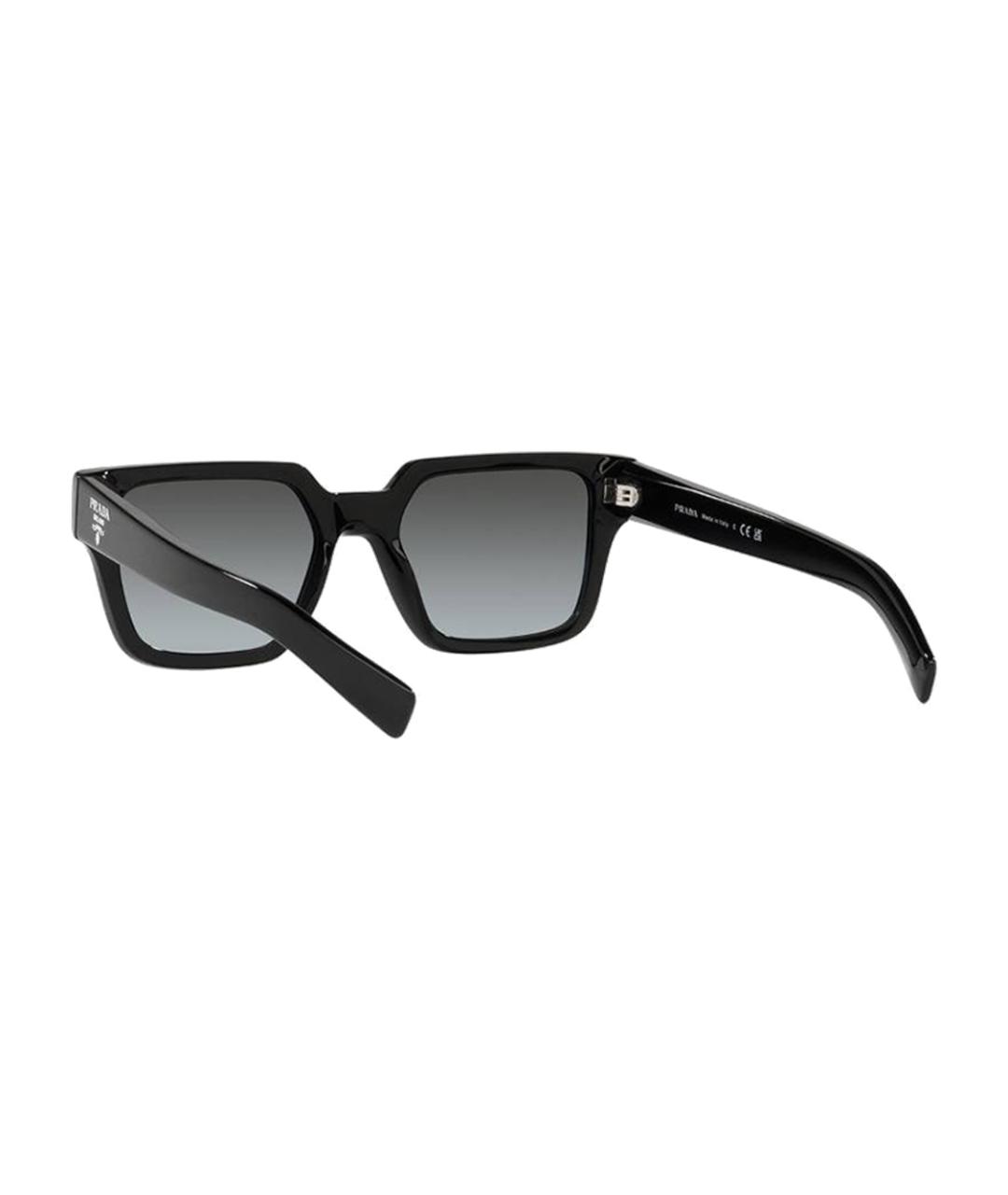 PRADA Черные пластиковые солнцезащитные очки, фото 4