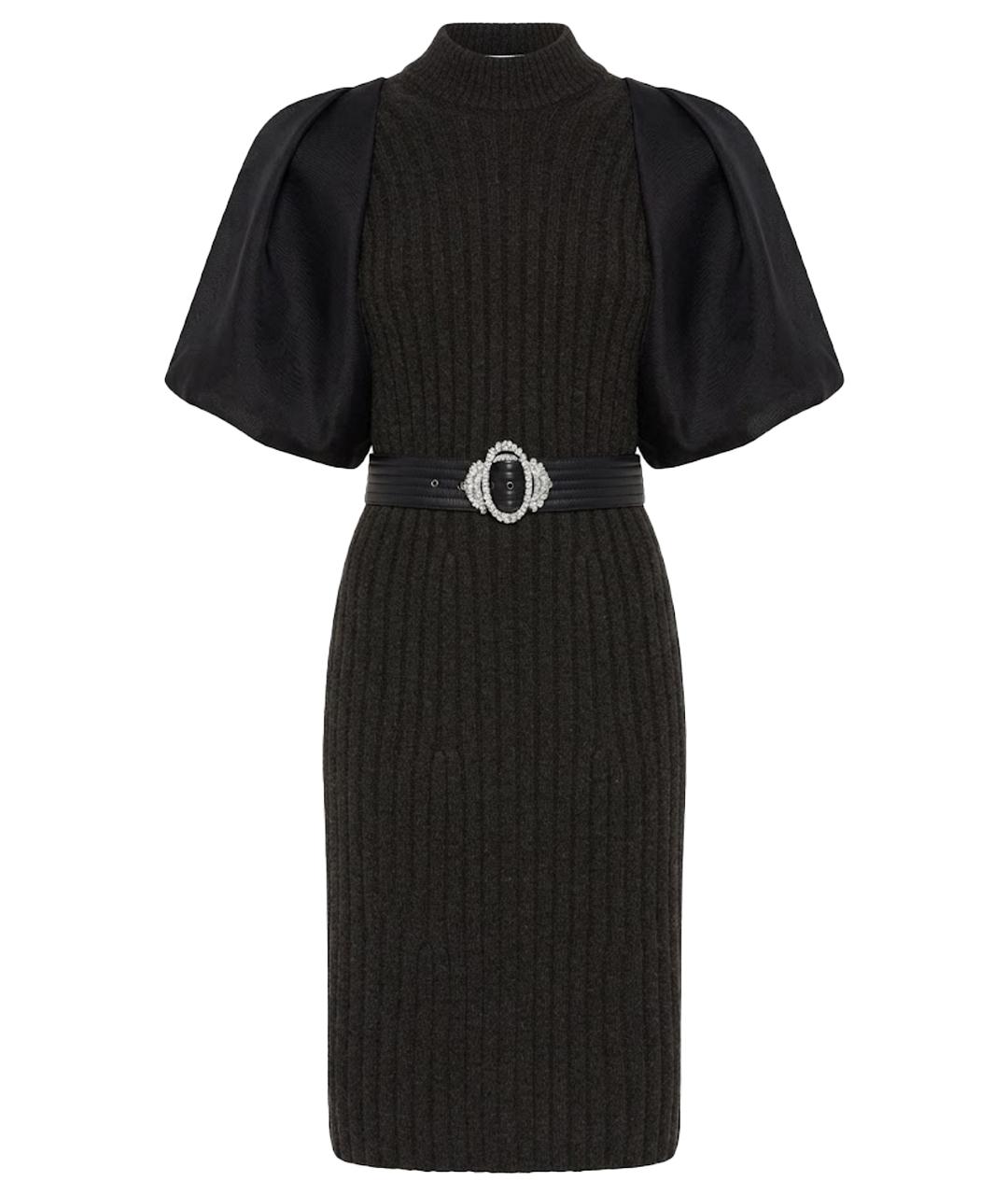 LANVIN Серое шерстяное платье, фото 1