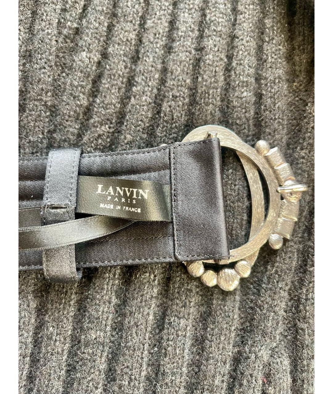LANVIN Серое шерстяное платье, фото 5