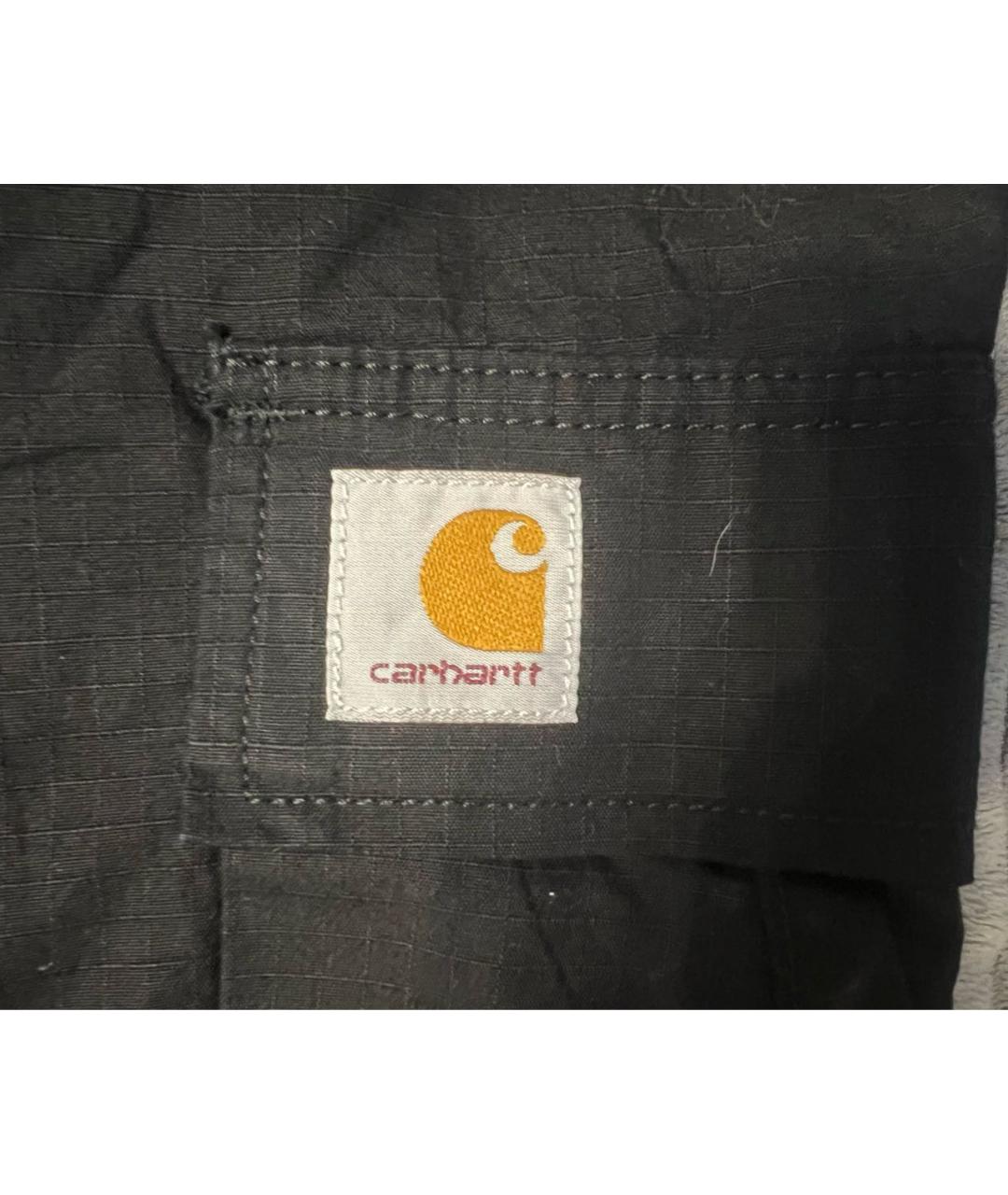 CARHARTT Черные хлопковые повседневные брюки, фото 4