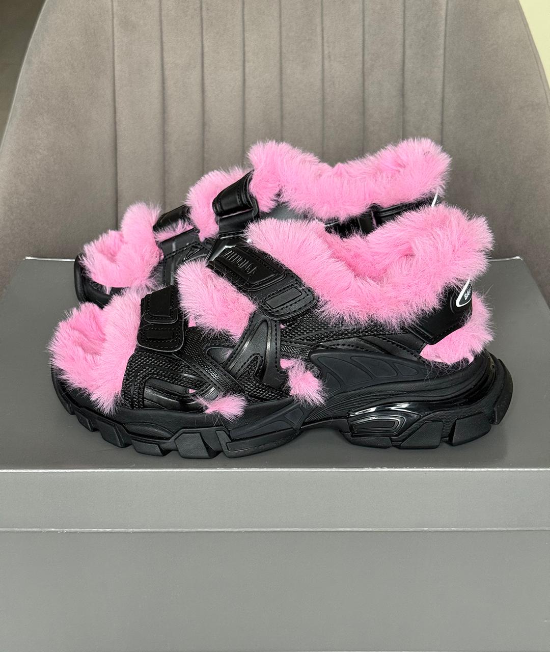 BALENCIAGA Черные сандалии, фото 4