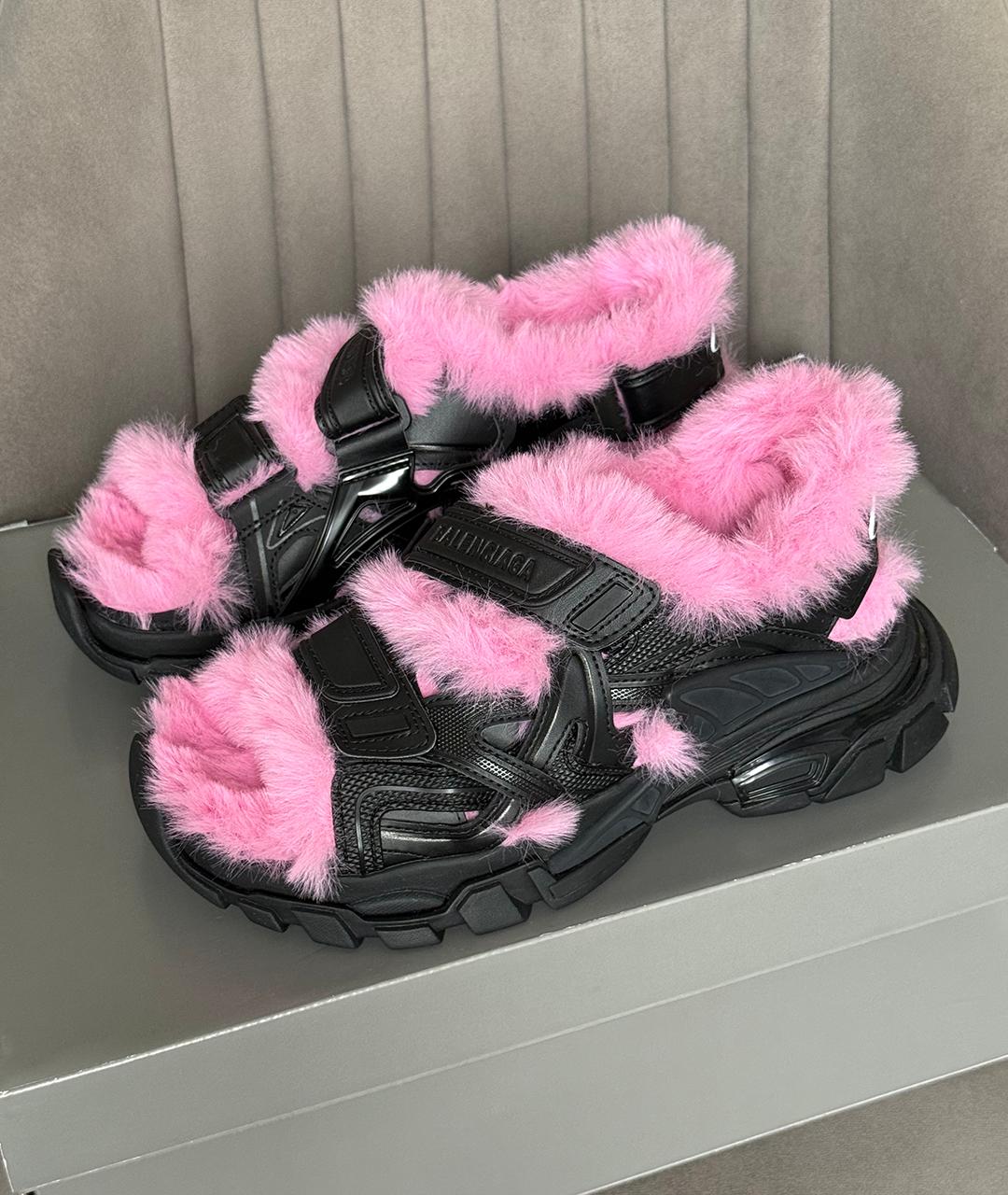 BALENCIAGA Черные сандалии, фото 2