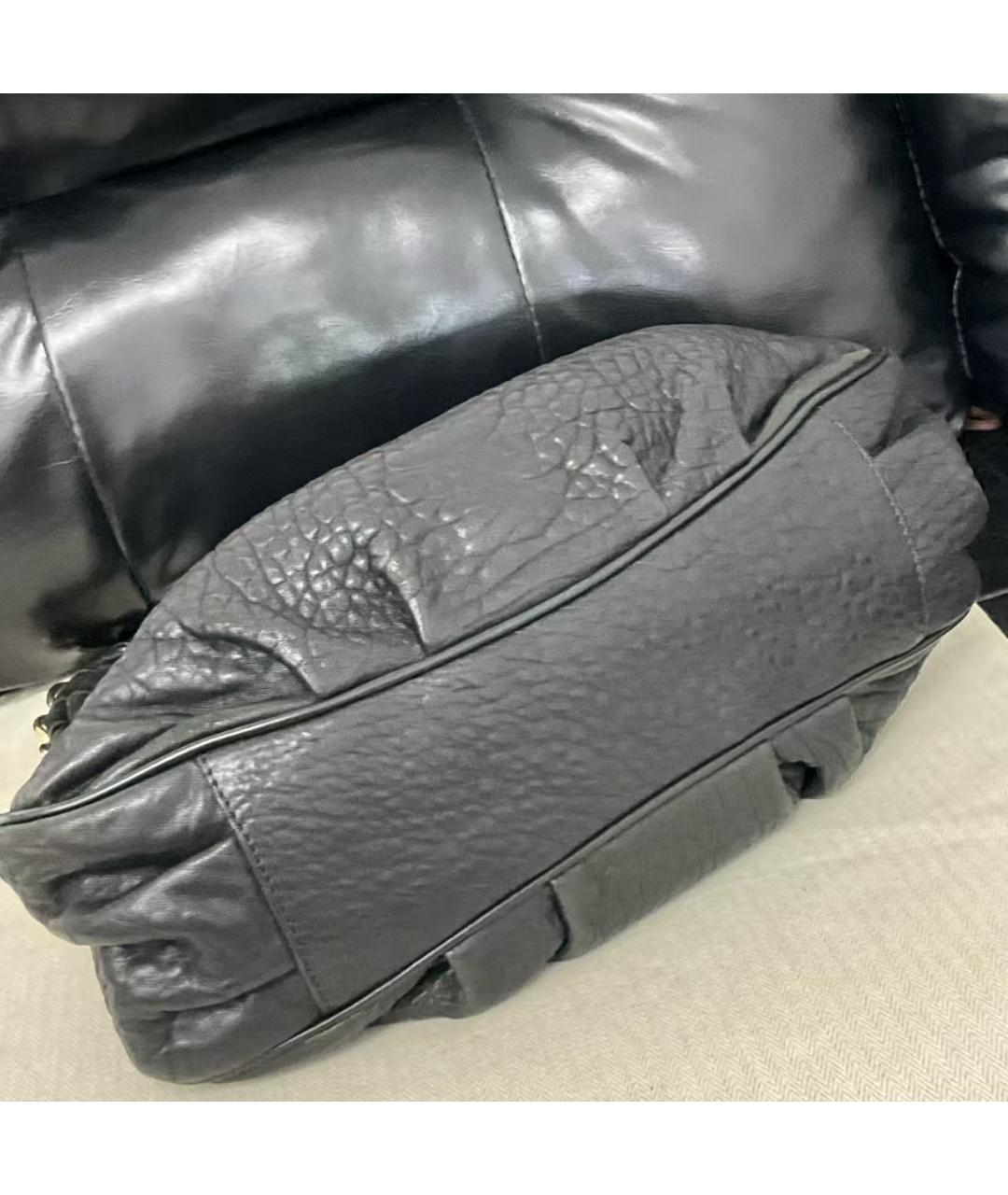 FENDI Черная кожаная сумка через плечо, фото 3
