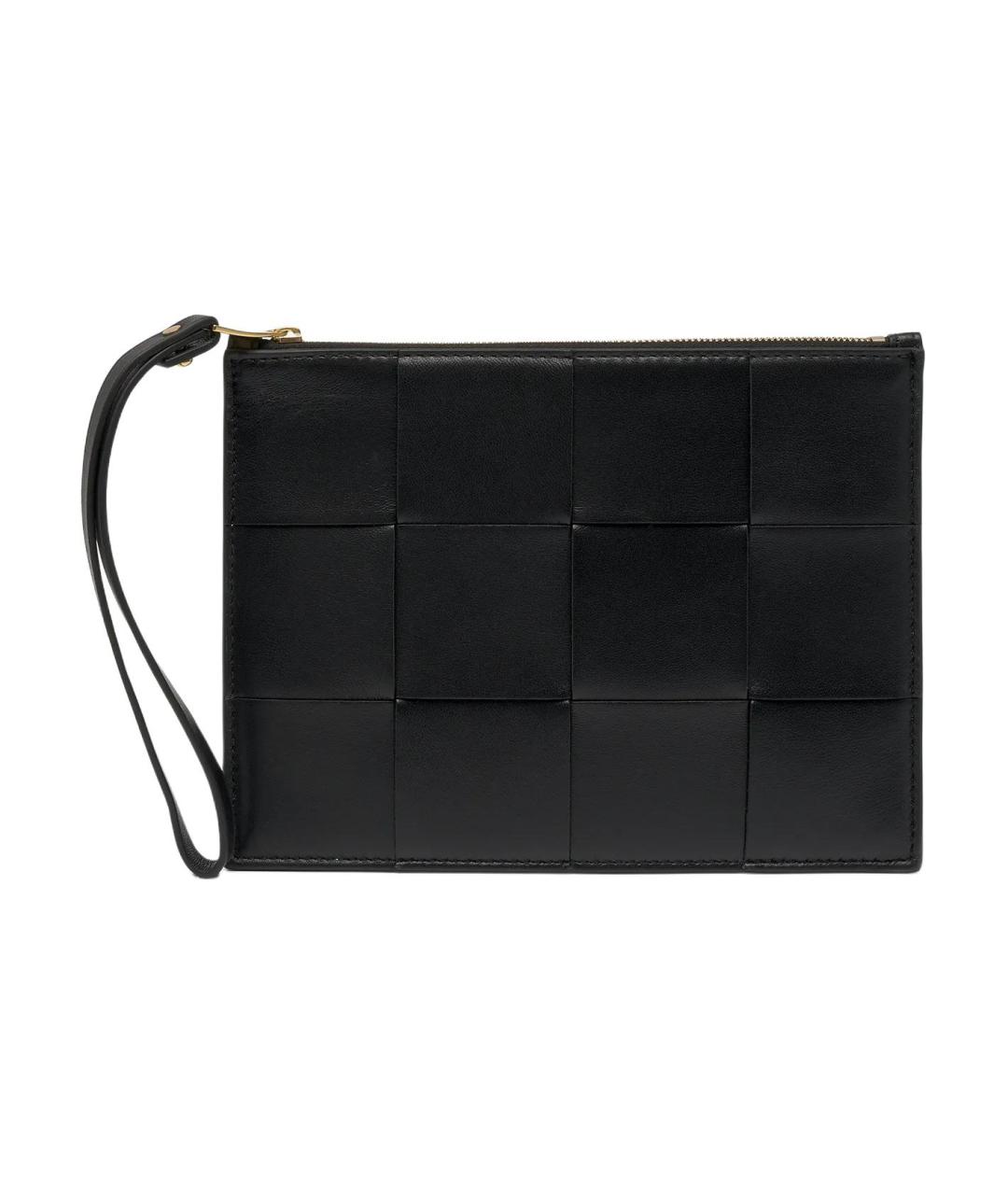 BOTTEGA VENETA Черный кожаный кошелек, фото 2