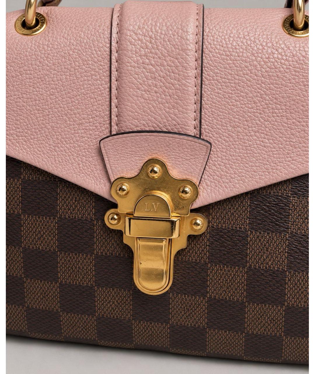 LOUIS VUITTON Розовый рюкзак из канвы, фото 3