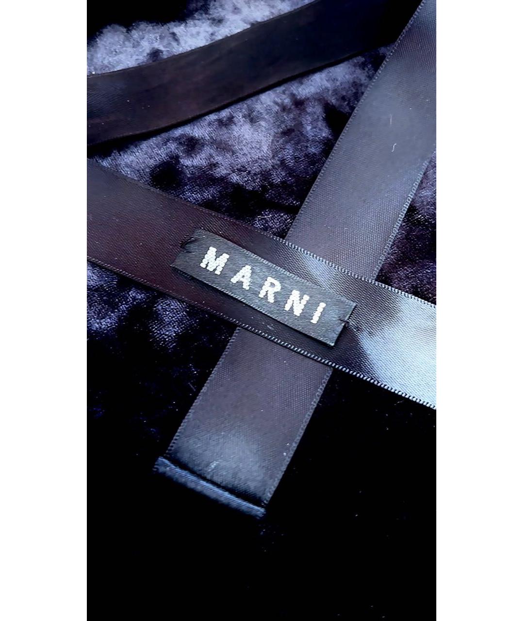 MARNI Коричневое пластиковое колье, фото 4