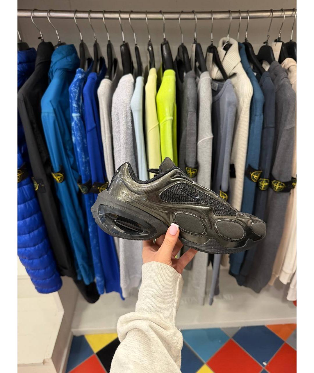 NIKE Черные синтетические кроссовки, фото 3