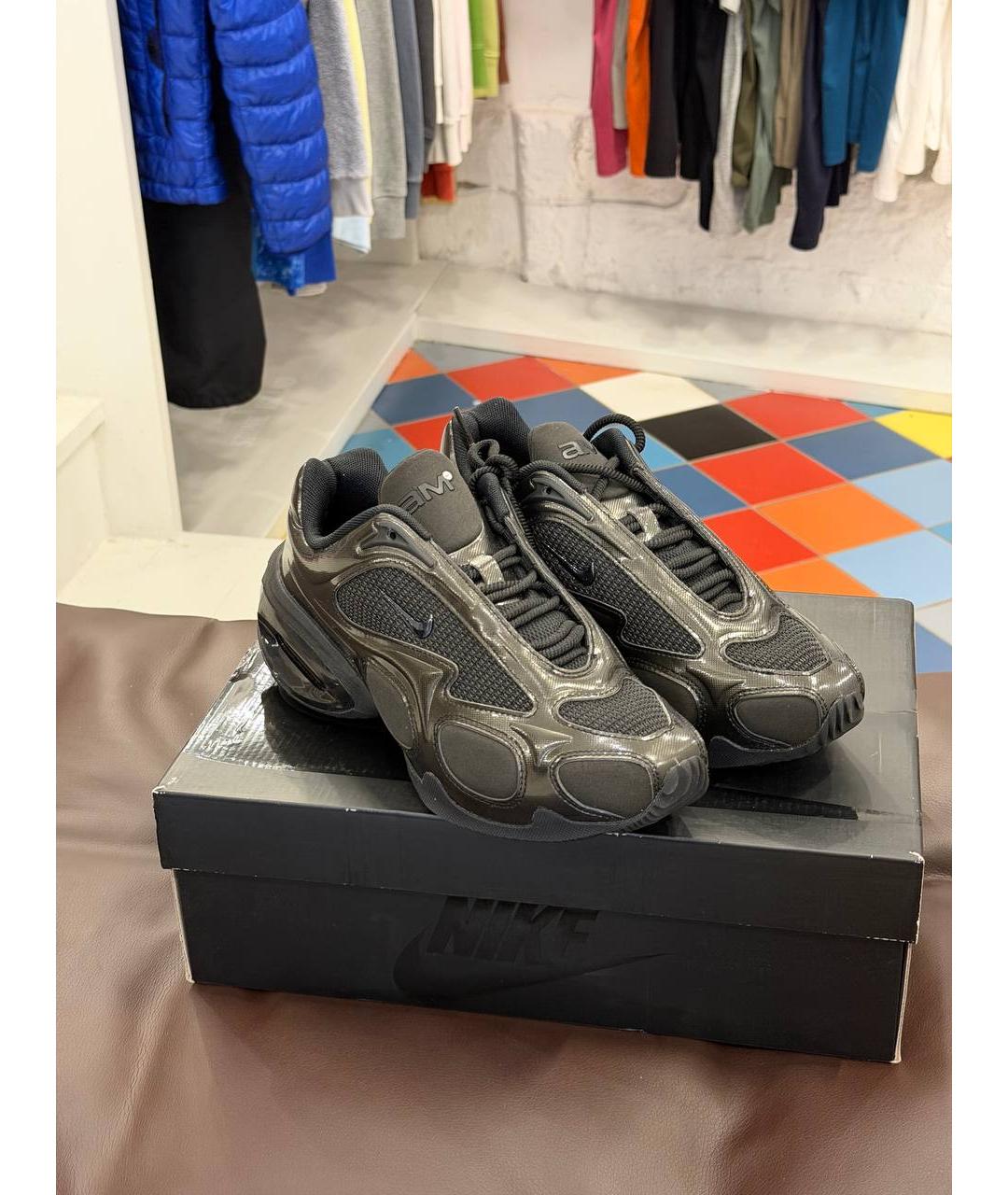 NIKE Черные синтетические кроссовки, фото 5