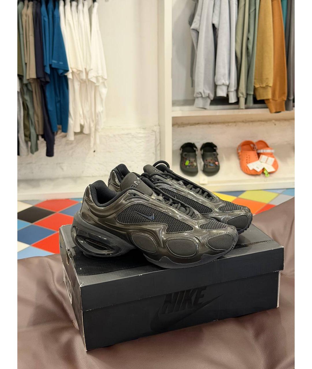 NIKE Черные синтетические кроссовки, фото 2
