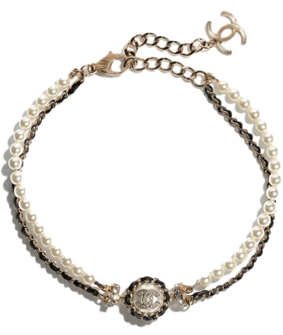 CHANEL Белое жемчужное колье, фото 7