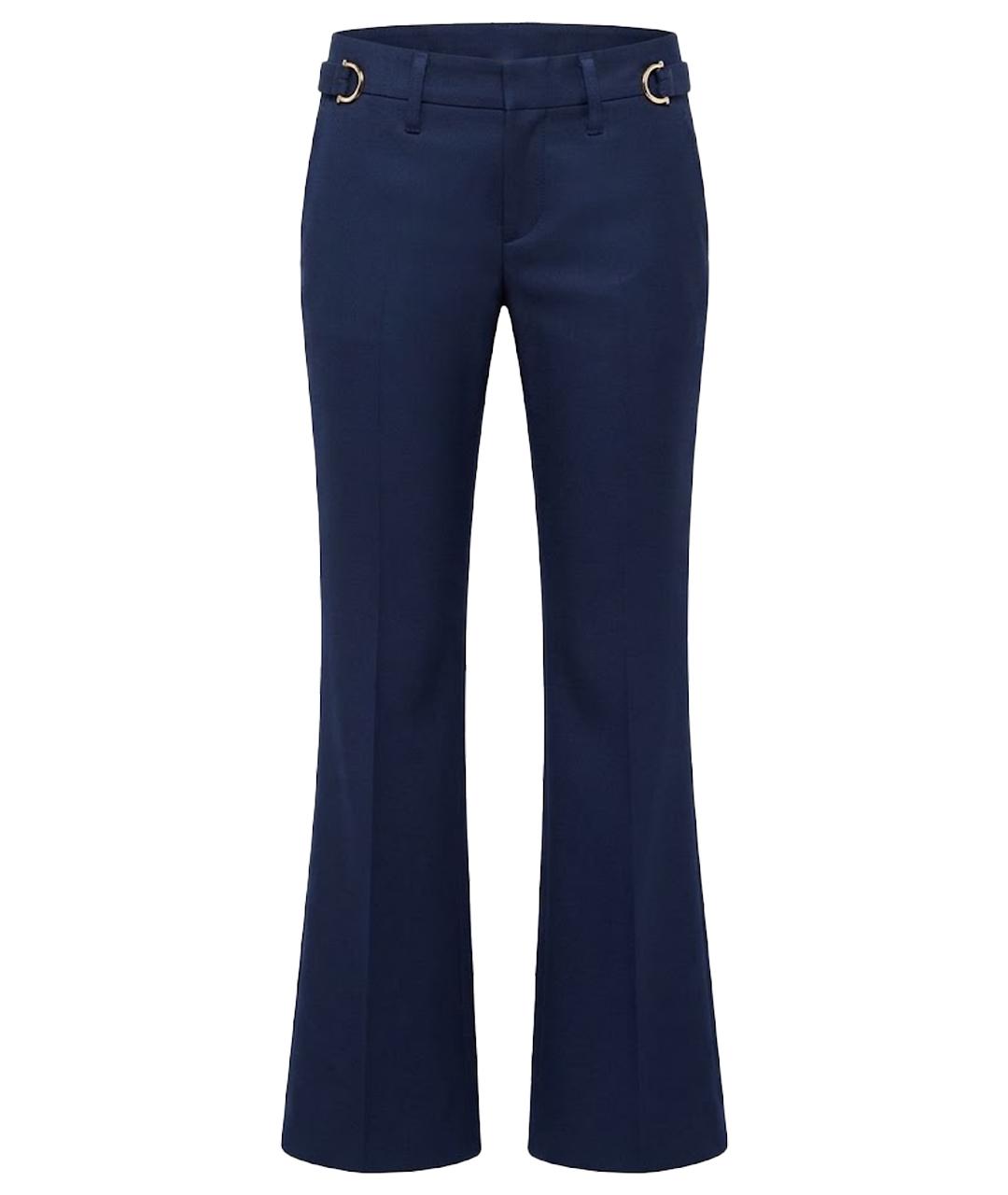 GUCCI Синие прямые брюки, фото 1