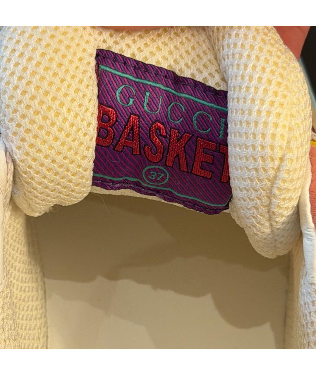 GUCCI Мульти кожаные кроссовки, фото 5