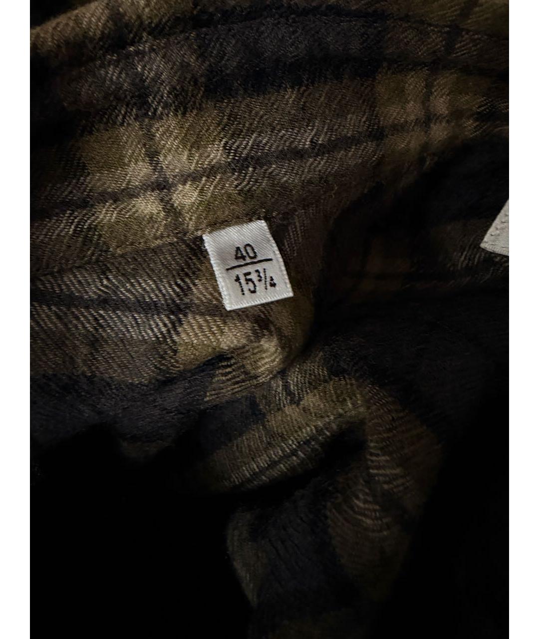 SAINT LAURENT Шерстяная кэжуал рубашка, фото 6