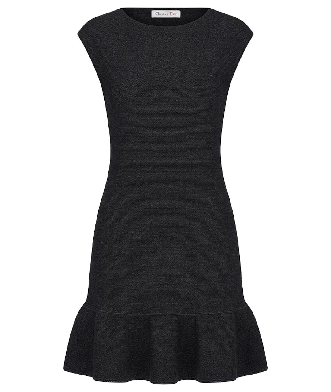 CHRISTIAN DIOR Серое повседневное платье, фото 1