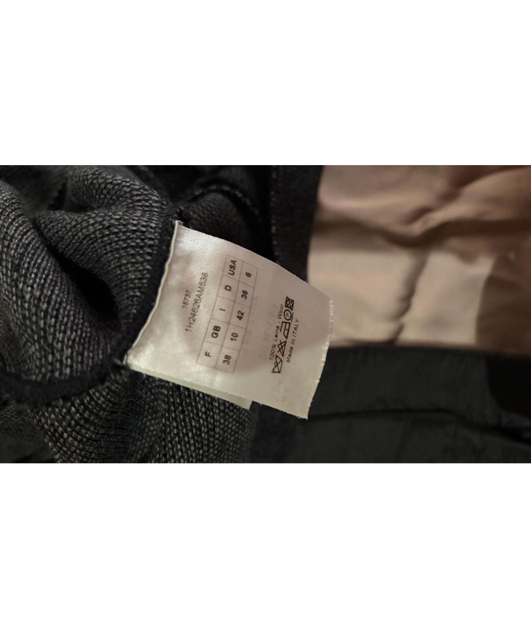 CHRISTIAN DIOR Серое повседневное платье, фото 4