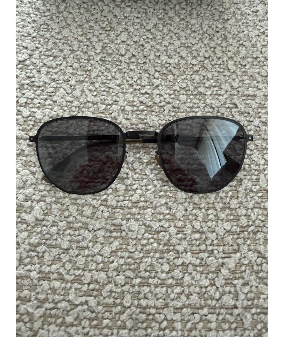 MYKITA Антрацитовые металлические солнцезащитные очки, фото 5
