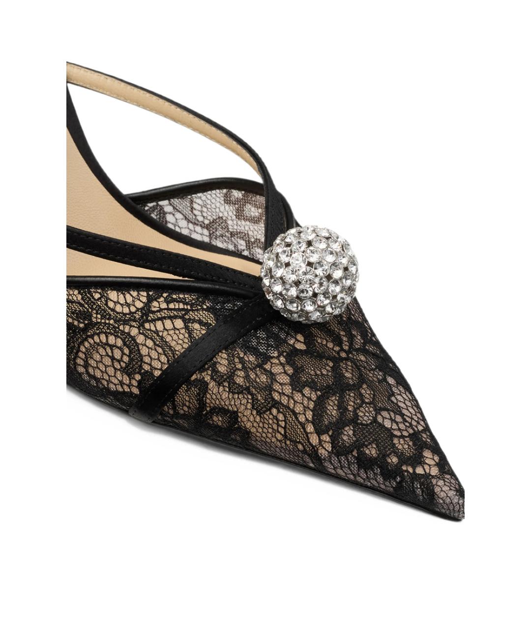 JIMMY CHOO Черные кожаные туфли, фото 5