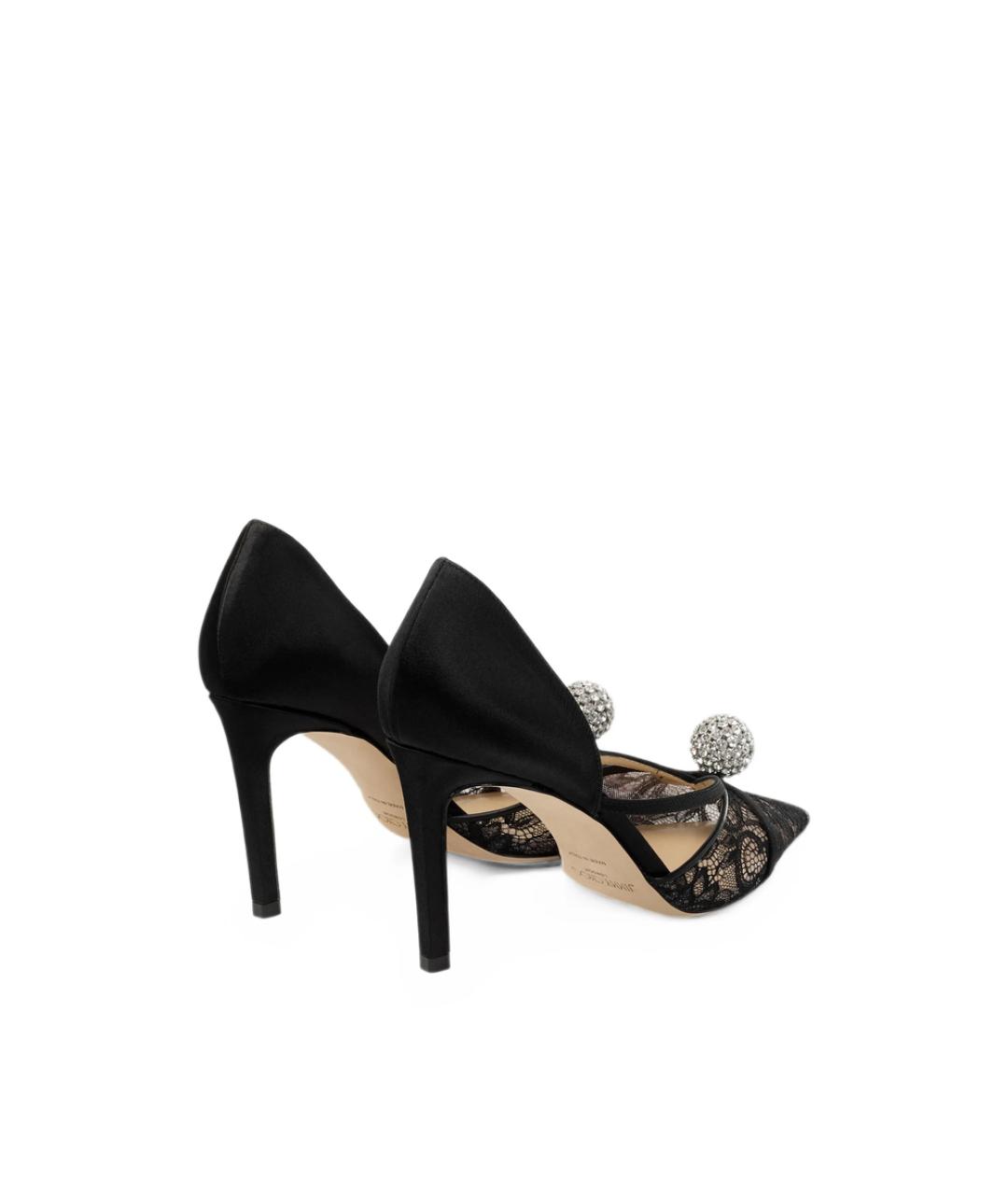 JIMMY CHOO Черные кожаные туфли, фото 3