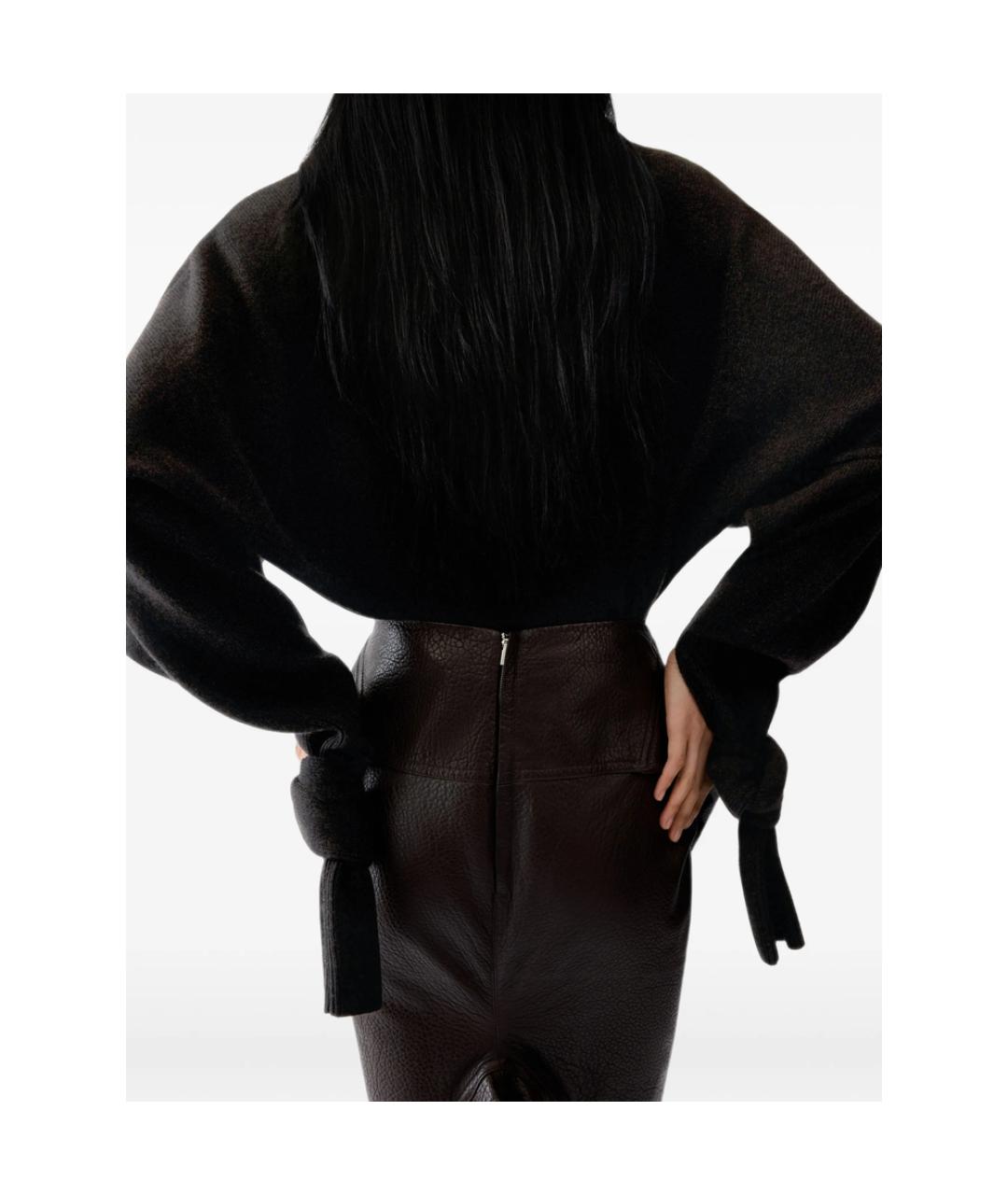 JACQUEMUS Коричневый шерстяной джемпер / свитер, фото 4