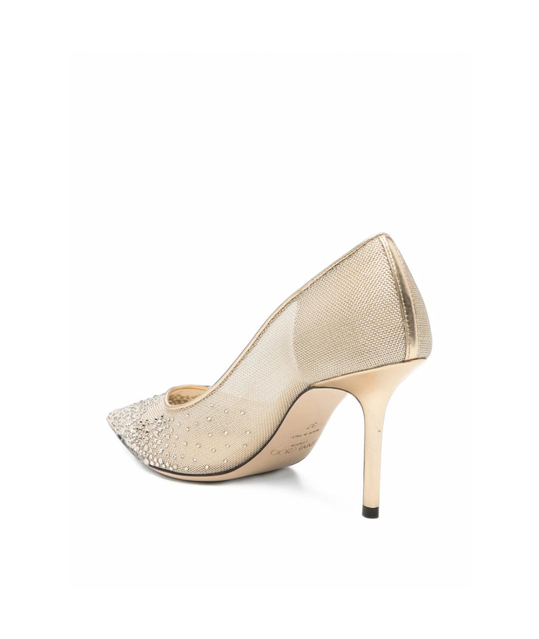 JIMMY CHOO Бежевые кожаные туфли, фото 4