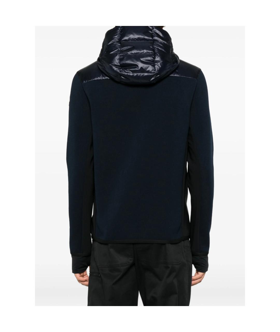 MONCLER GRENOBLE Синяя полиэстеровая куртка, фото 4