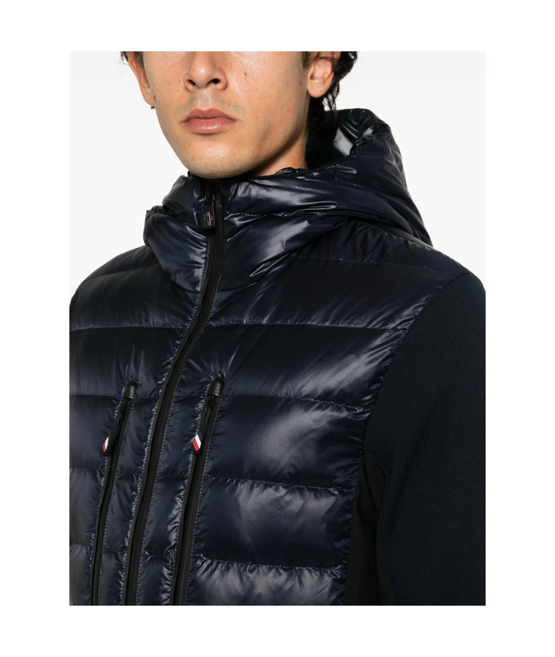 MONCLER GRENOBLE Синяя полиэстеровая куртка, фото 3