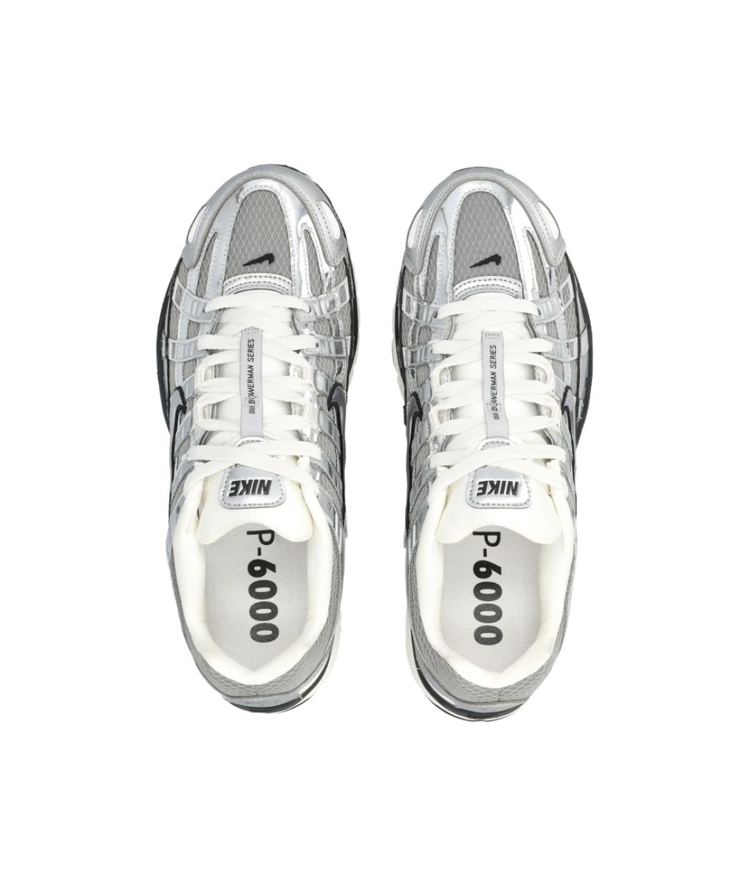 NIKE Серебряные низкие кроссовки / кеды, фото 3