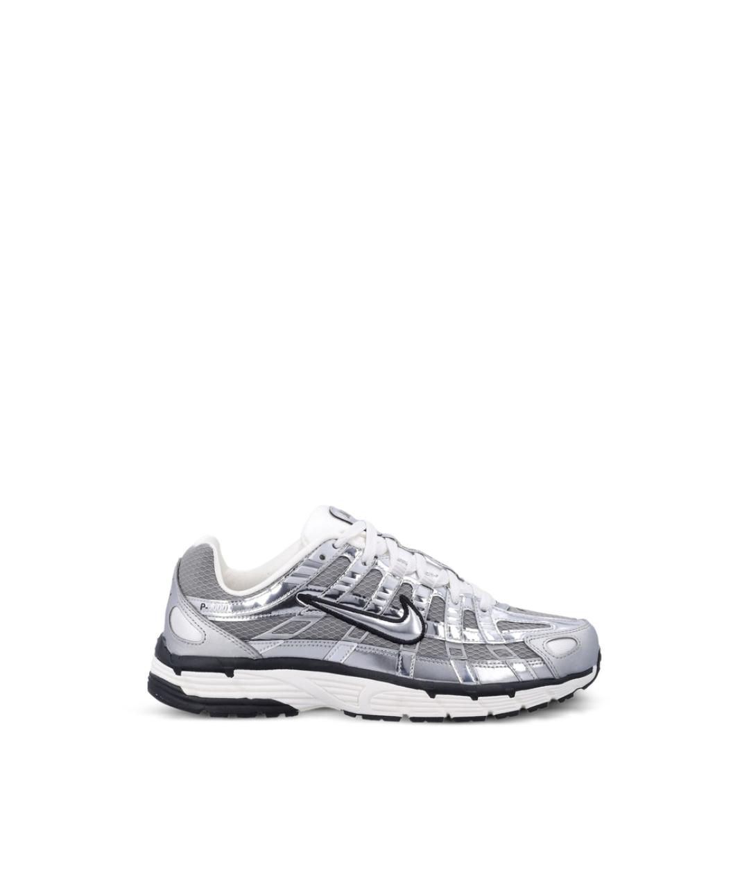 NIKE Серебряные низкие кроссовки / кеды, фото 1