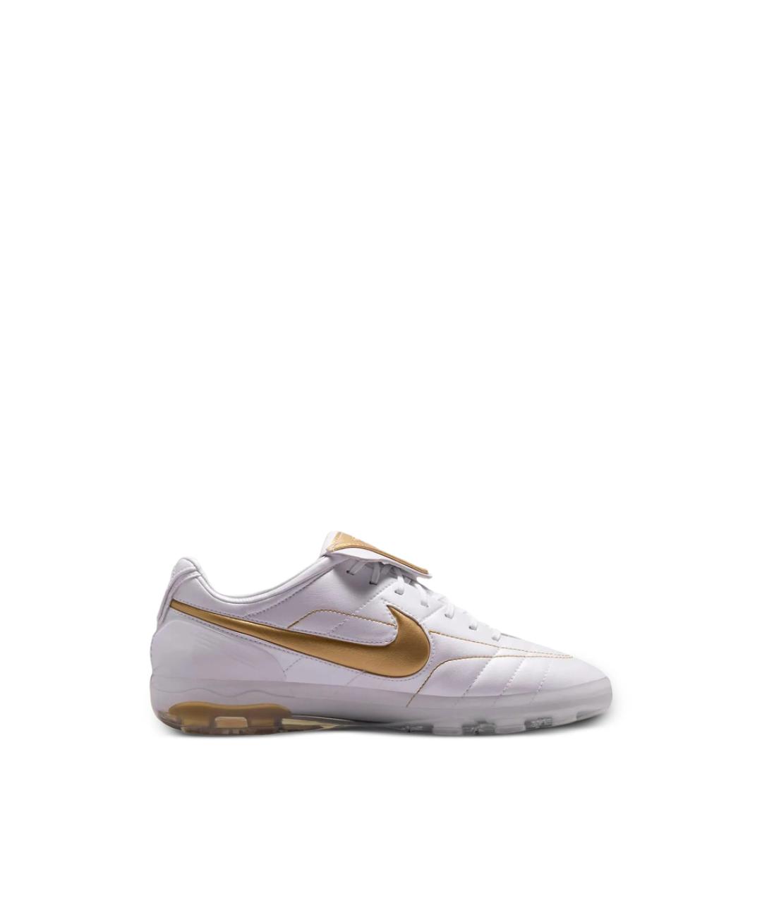 NIKE Белые кожаные низкие кроссовки / кеды, фото 1