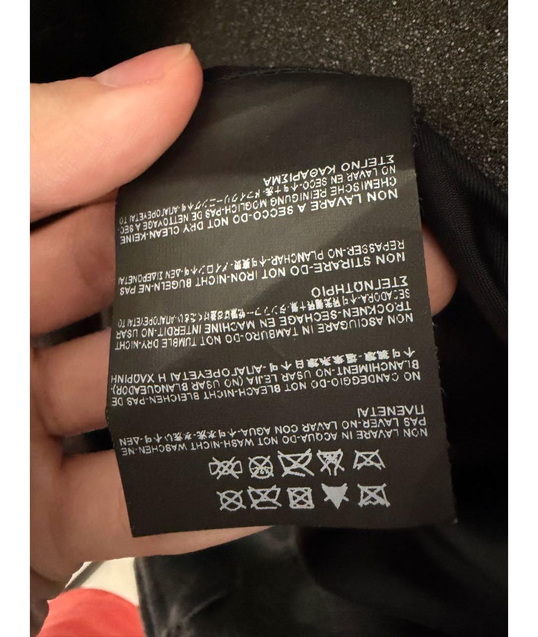 SAINT LAURENT Черная кожаная куртка, фото 6
