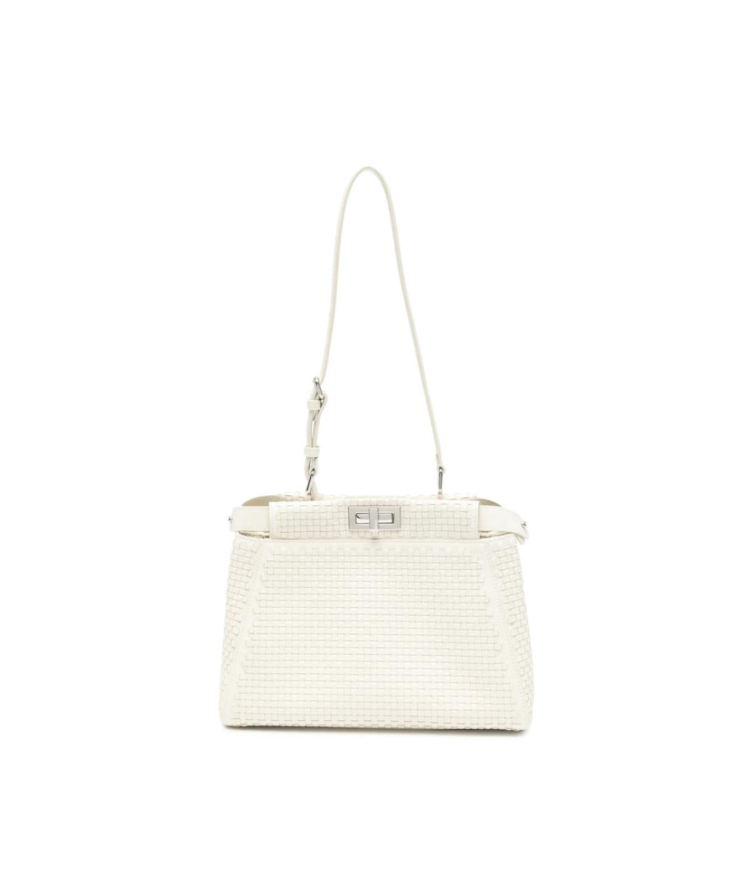 FENDI Бежевая кожаная сумка тоут, фото 1