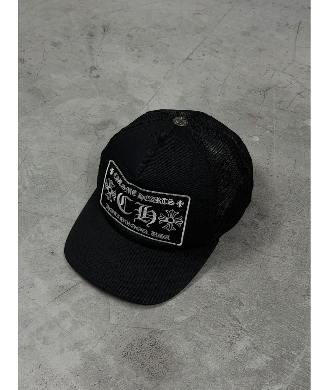 CHROME HEARTS Черная кепка/бейсболка, фото 2