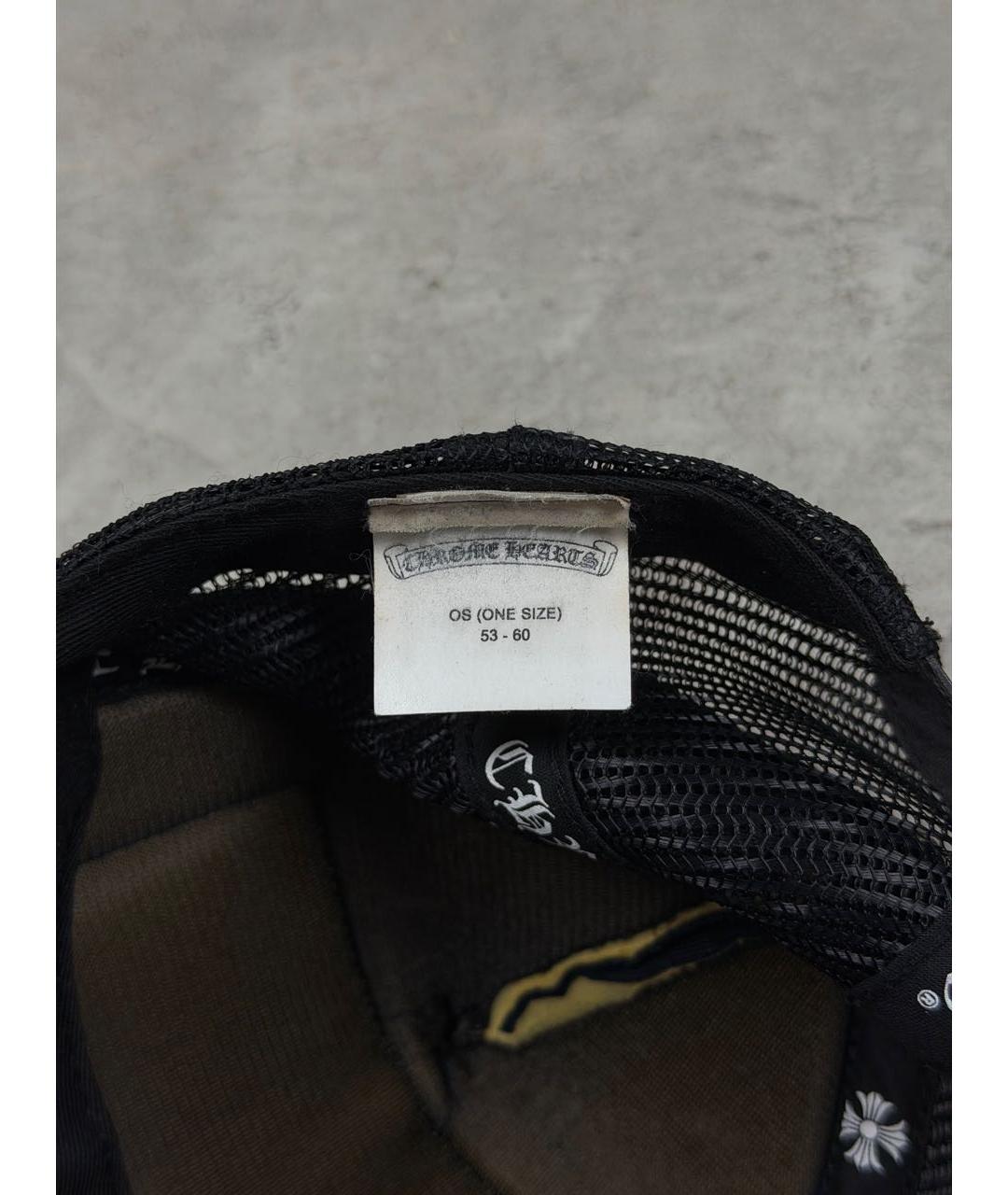 CHROME HEARTS Черная кепка/бейсболка, фото 7