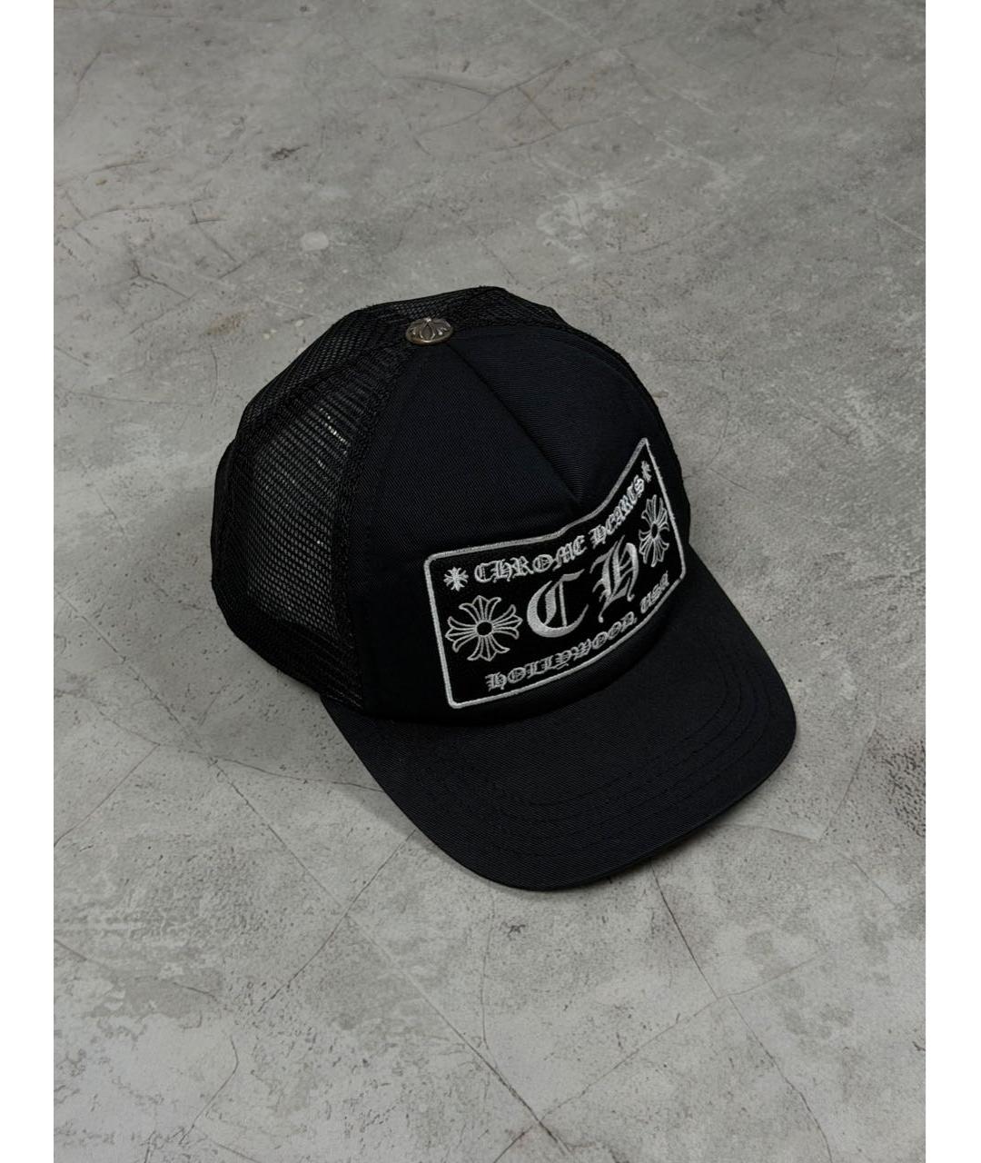 CHROME HEARTS Черная кепка/бейсболка, фото 3