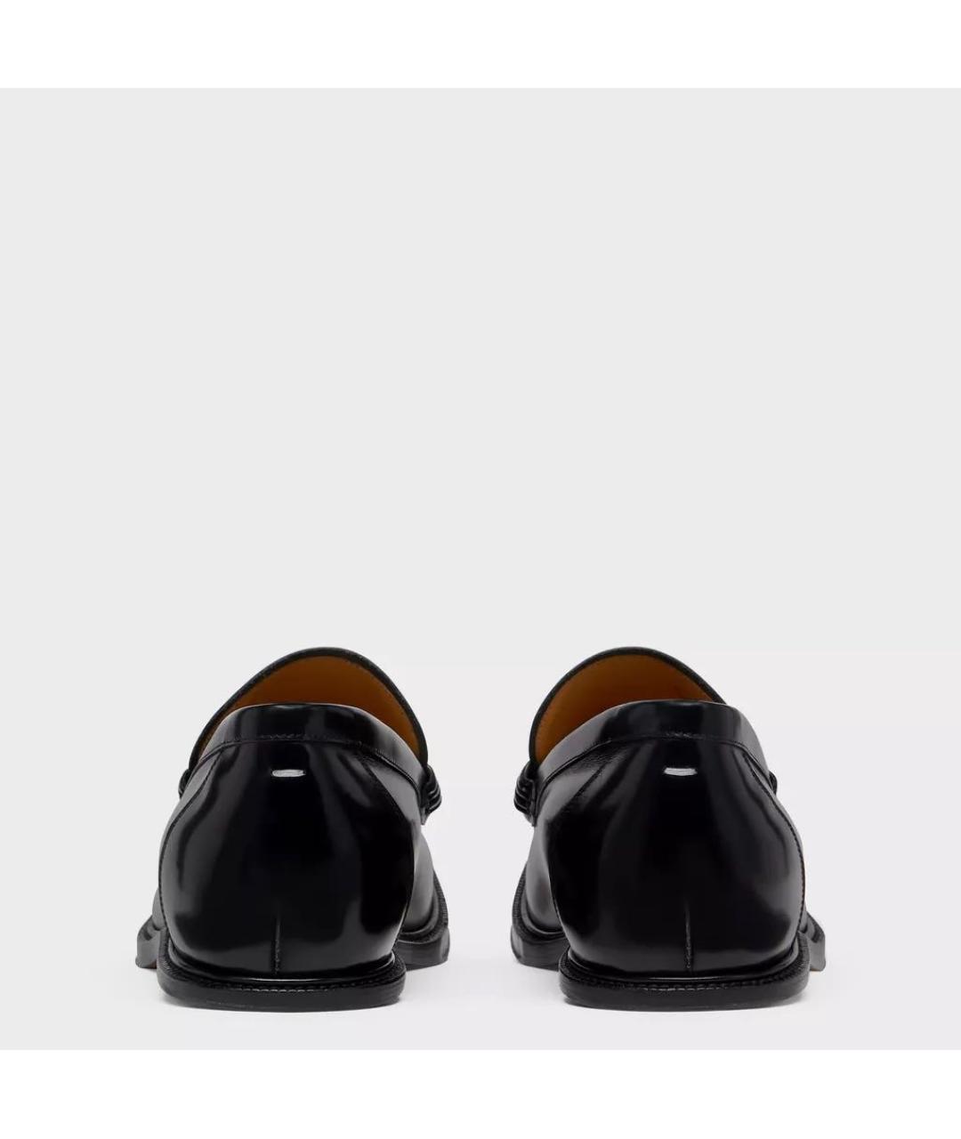 MAISON MARGIELA Черные кожаные мокасины, фото 3