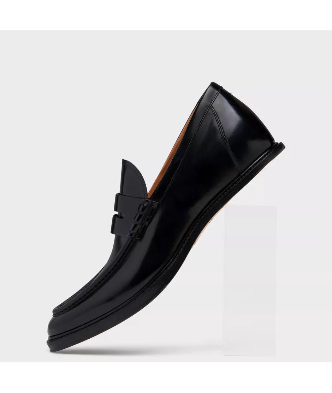 MAISON MARGIELA Черные кожаные мокасины, фото 2