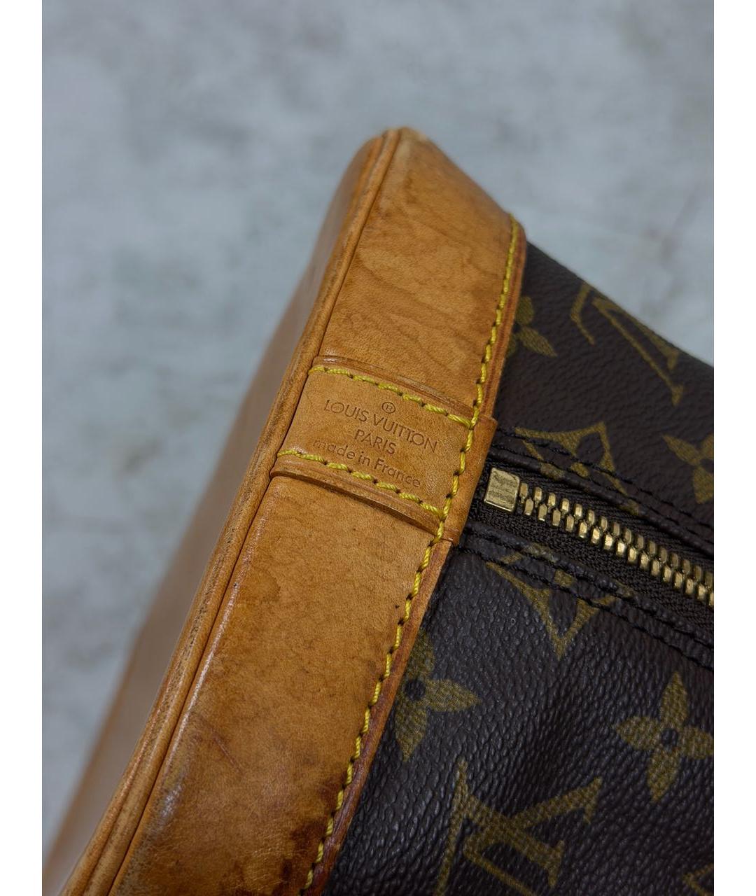 LOUIS VUITTON Коричневая сумка с короткими ручками из канвы, фото 8