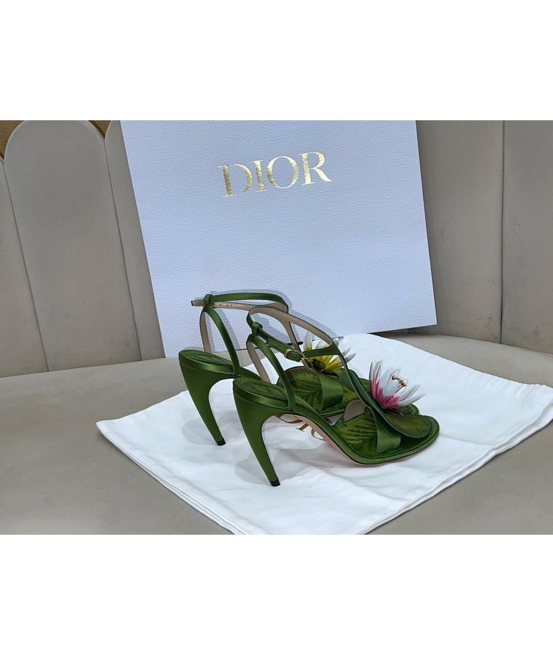 CHRISTIAN DIOR Мульти босоножки, фото 8