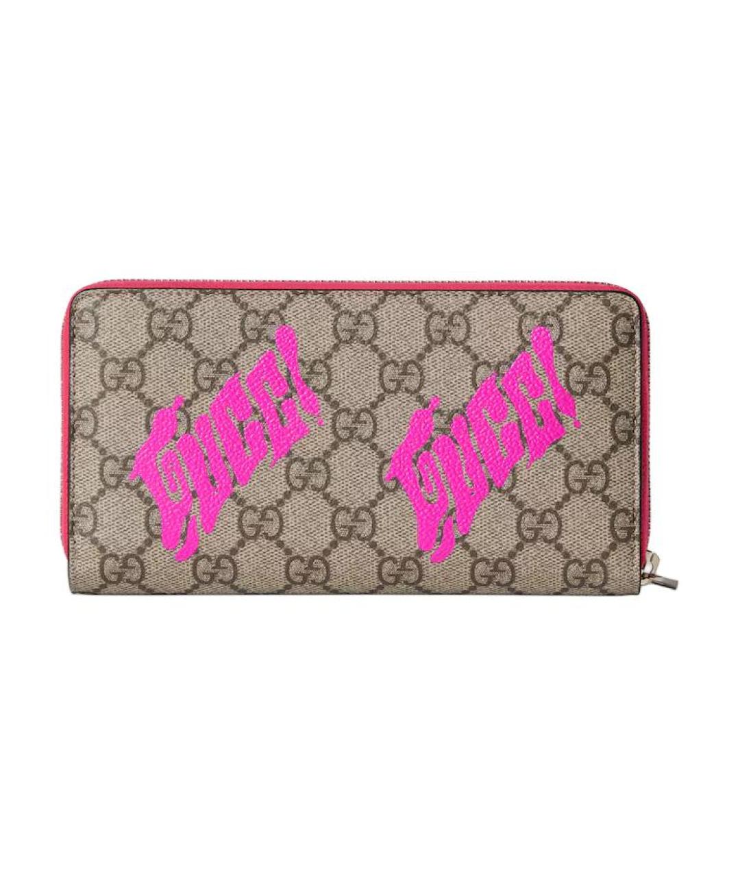 GUCCI Бежевый кошелек, фото 4