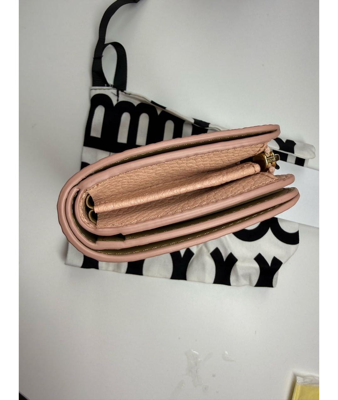 MARC JACOBS Розовый кожаный кошелек, фото 5