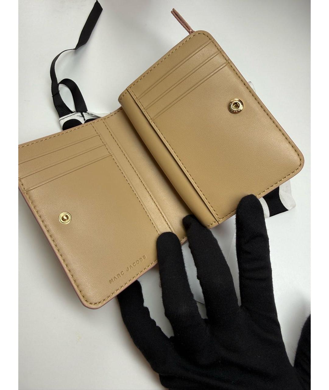 MARC JACOBS Розовый кожаный кошелек, фото 4
