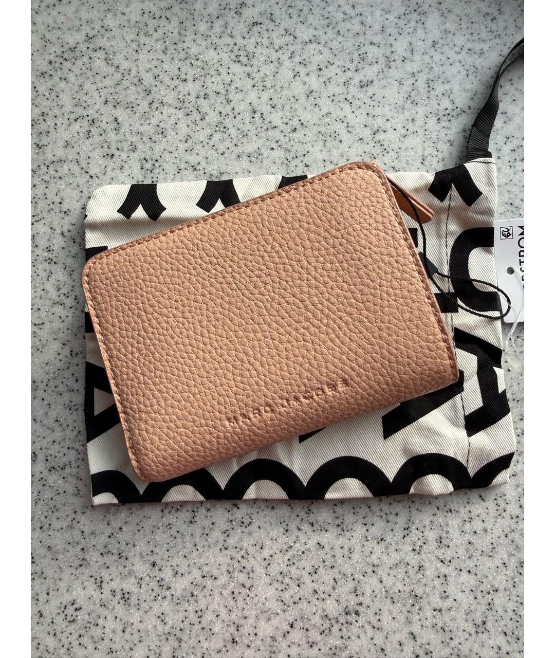 MARC JACOBS Розовый кожаный кошелек, фото 2