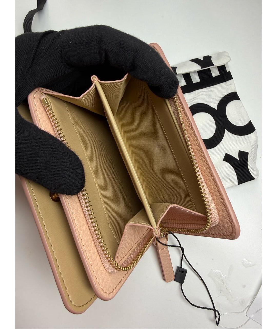 MARC JACOBS Розовый кожаный кошелек, фото 3