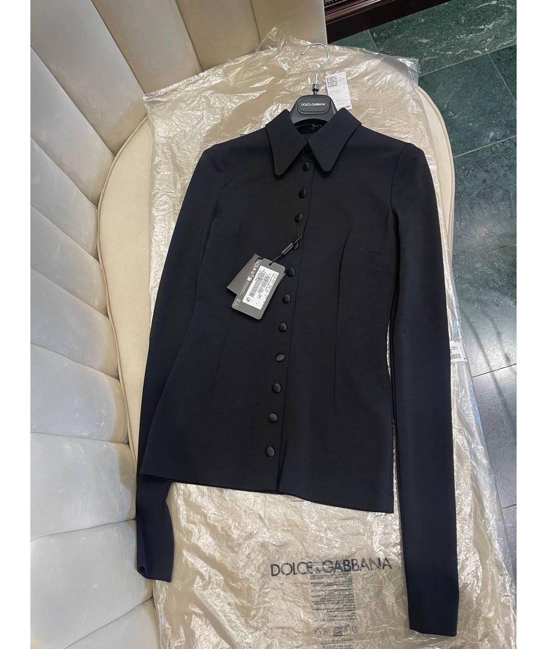 DOLCE&GABBANA Черная рубашка, фото 4