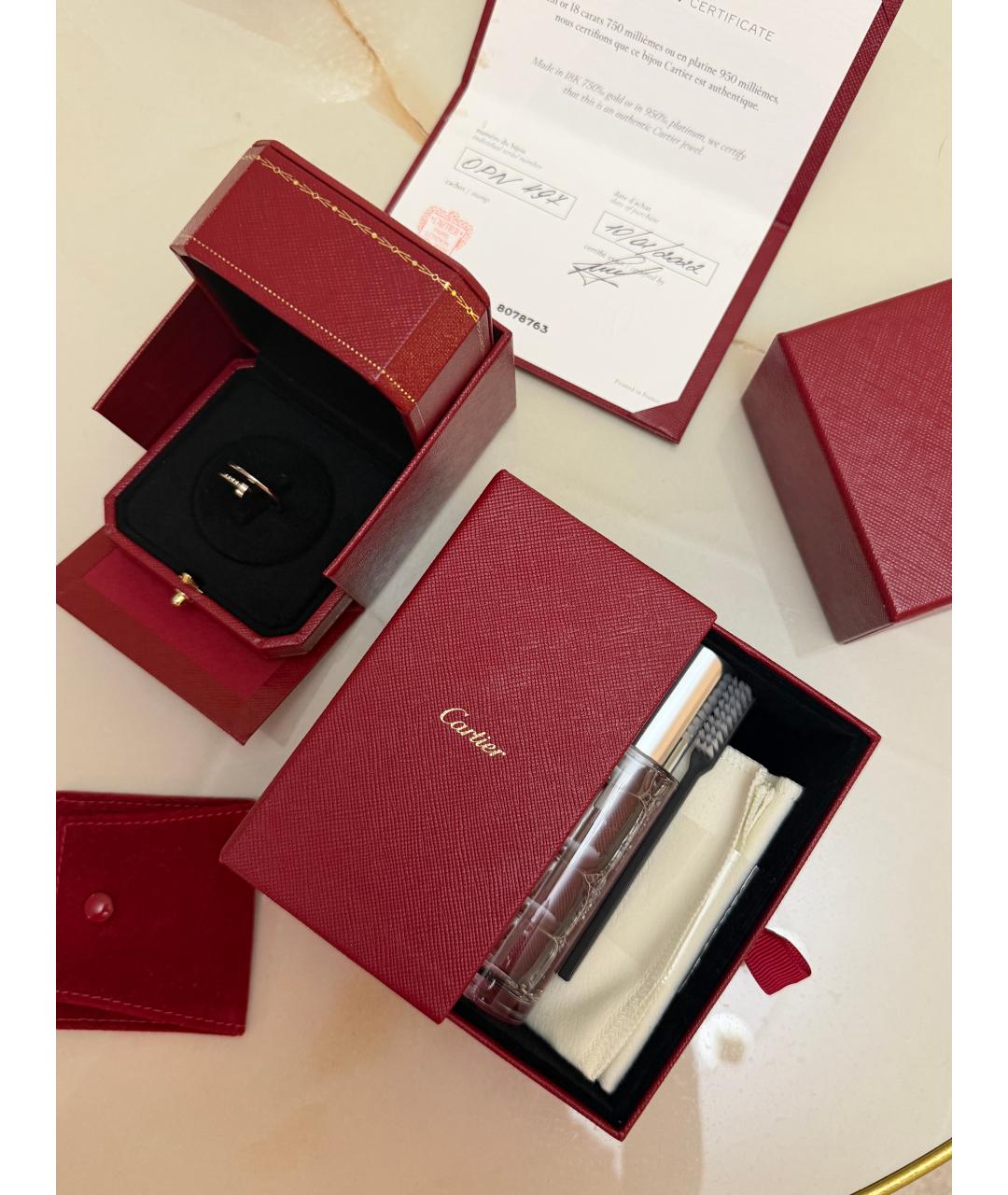 CARTIER Белое кольцо из белого золота, фото 5