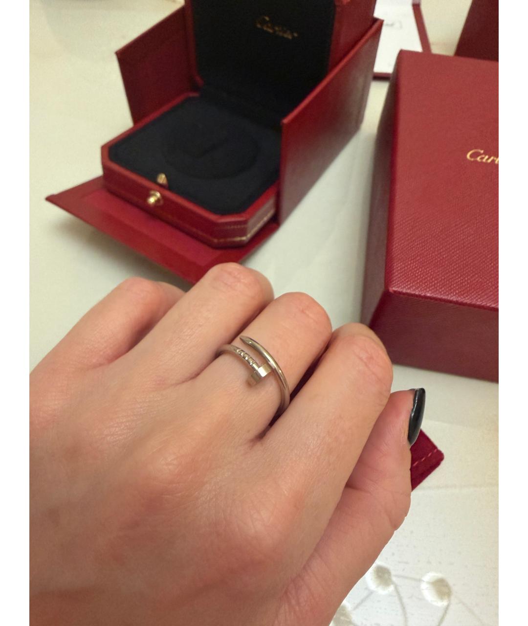CARTIER Белое кольцо из белого золота, фото 3