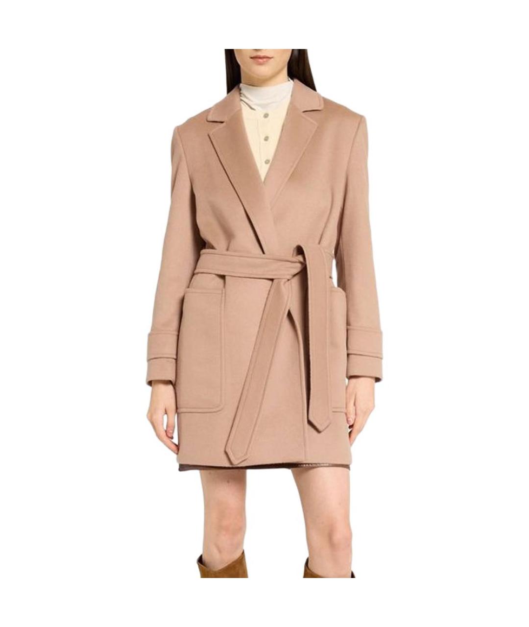 BURBERRY Бежевое пальто, фото 2