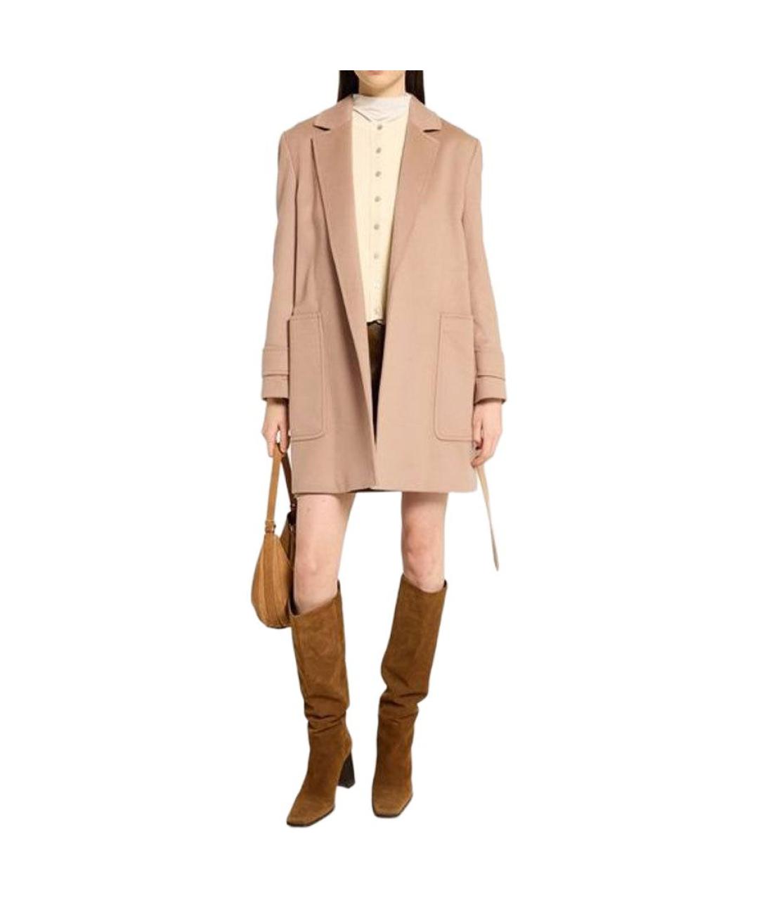 BURBERRY Бежевое пальто, фото 3