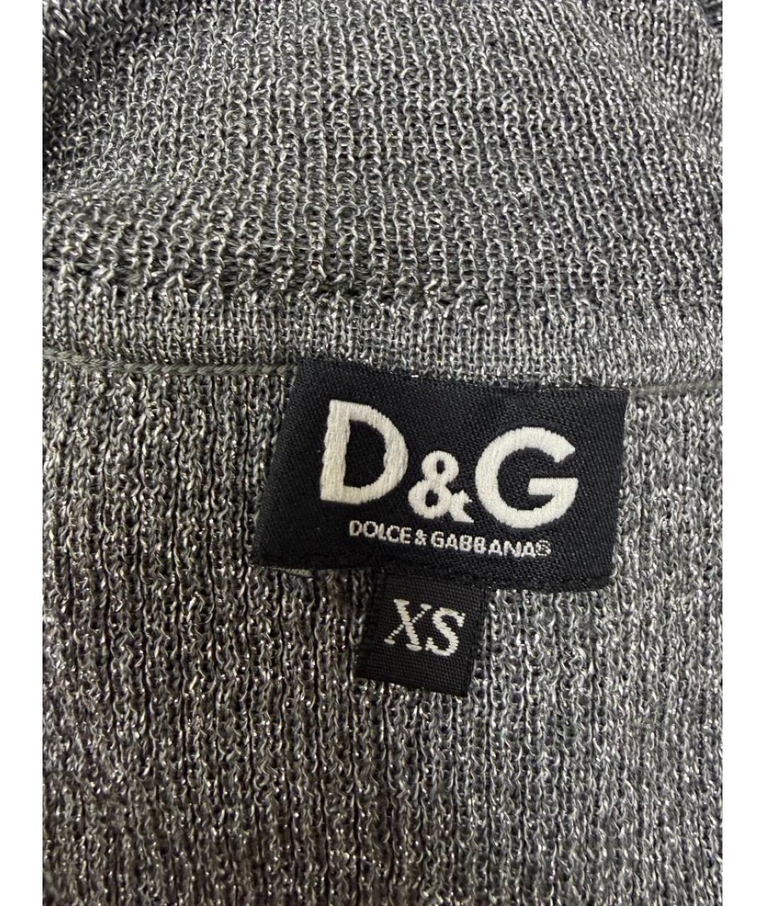 DOLCE&GABBANA Серебряная водолазка, фото 3